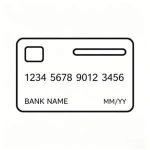 Secure payment credit card icon – encrypted checkout for travel humidors