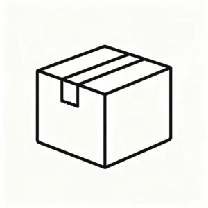 Warranty shipping box icon – product protection and free replacement