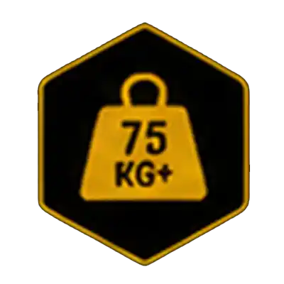 Withstands 75KG+ ofpressure icon